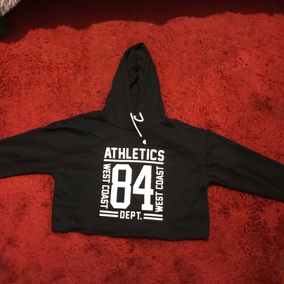 Graphic Crop Hoodie - Picture 1 of 1